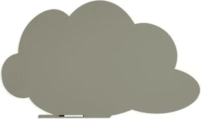 Produktbild von Symbol-Tafel Skinshape Wolke lackiert 100x150cm RAL 7030 steingrau.