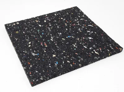 Produktbild von Theilo Stelzlager Pads Gummigranulatunterlage 8 x 155 x 155 mm