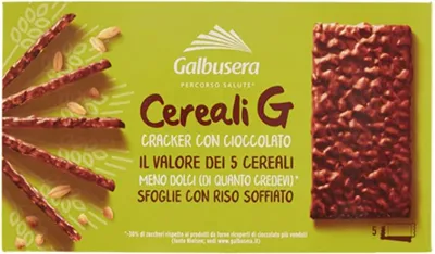 Produktbild von 3 x 150 g Galbusera Cereali G Cracker Schokolade