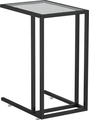 Immagine prodotto di Tavolino per Computer Nero 50x35x65 cm in Vetro Temperato