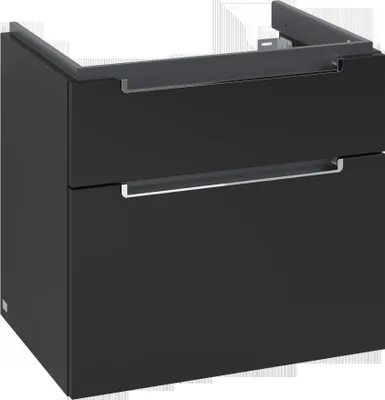Image de Villeroy & Boch Subway 2.0 meuble sous lavabo, 2 tiroirs, lavabo au centre, 637x590x454mm, A91010VL