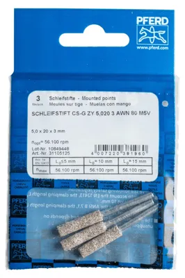 Produktbild von PFERD 31105125, 20 mm, 80 g, 3 Stück(e)