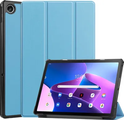 Produktbild von Schutzhülle für Lenovo M10 Plus 3rd Gen. 2022 10.6 Zoll Slim Case Etui mit Standfunktion und Auto Sleep/Wake Funktion in Hellblau