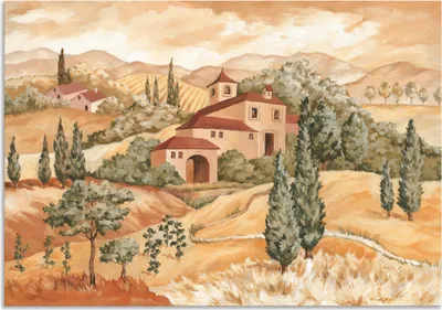 Produktbild von ARTland Wandbild Alu für Innen & Outdoor Landschaft IV Größe: 70x50 cm