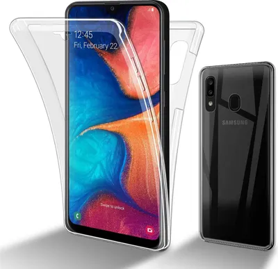Image de Cadorabo Housse de protection pour Samsung Galaxy A20 / A30 Housse en naturel 360° Etui Full Body Housse de portable Cover Case