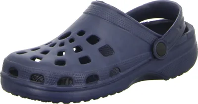 Produktbild von Badeschuhe Clog aus leichtem, wasserabweisendem EVA, Blau, mit verstellbarem Riemen