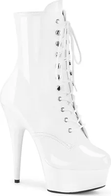 Produktbild von DELIGHT-1020 Damen Booties von Pleaser, Weiß  , EU 41, US 11