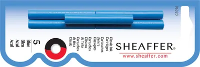 Image de Cartouches d'encre Skrip Classic VE= 5 pièces blister bleu
