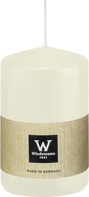 Produktbild von Stumpenkerze aus Paraffin, Elfenbein, Wiedemann, 80/58 mm, Brenndauer ca. 29h