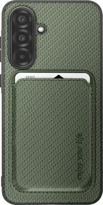 Produktbild von Avizar, Hülle für Samsung Galaxy A56 Kartenfach Abnehmbar, Dunkelgrün