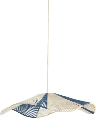 Produktbild von Light & Living - Hängeleuchte Rafa - Hellblau - Ø70cm Hängelampe - Esstischlampe - Wohnzimmerlampe - Schlafzimmerlampe - Wohnzimmer