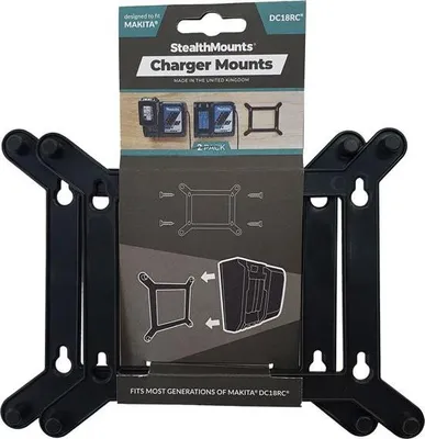Obrázok produktu pre Držiak StealthMounts na zavesenie nabíjačky MAKITA DC18RC, čierny, 1 kus