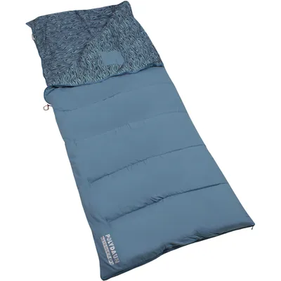 Produktbild von Schlafsack Polydaun Beach House XL – Blau/Welle – 90x220 cm