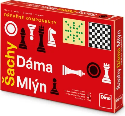 Zdjęcie produktu dla Dino Szachy, warcaby, młyn