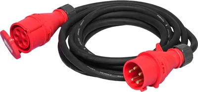 Produktbild von 5 m CEE 400 V/16A Verlängerungskabel Gummi H07RN-F 5G 2.5 mm²