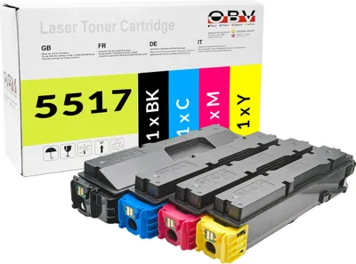 Immagine prodotto di Set di toner OBV per Utax CK-5517 458ci nero ciano magenta giallo