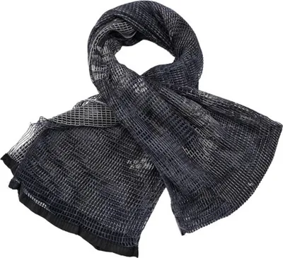 Produktbild von INF Outdoor Mesh Schal Polyester Multifunktional Staubschutz Sonnenschutz 90x180cm Schwarz