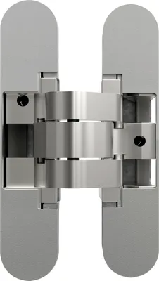 Produktbild von Anselmi Türband verdeckt AN1403D-FVZ - Scharnier verdeckt liegend für Türen bis 40 kg - 3D Verstellbar - 180 grad, Zinkdruckguss verchromt matt