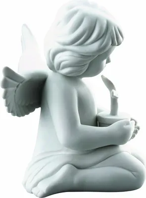 Produktbild von Rosenthal Engel mit Blumentopf Engel gross Weiss matt Porzellan Weiß 69056-000102-90538