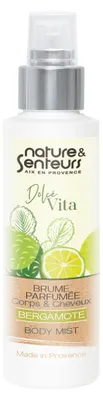 Image de Nature et Senteurs Brume Parfumée Corps & Cheveux Bergamote 100 ml