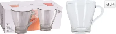 Zdjęcie produktu dla Szklanki do kawy i herbaty 280 ml 4 szt.