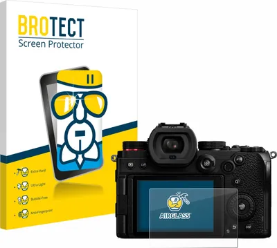 Produktbild von BROTECT Schutzglas für Panasonic Lumix DC-S5 / DC-S5D (2024) Schutzfolie Panzer Folie Glas Display Schutz klar