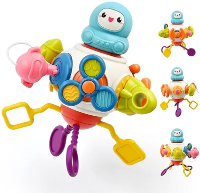 Produktbild von 8-in-1 Montessori Lernspielzeug für Kleinkinder 6–18 Monate – Aktivitätswürfel, Motorikspielzeug