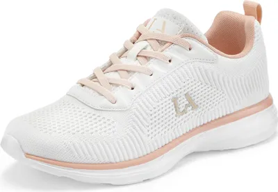 Produktbild von LASCANA Sneaker Turnschuhe, weiß/lachsfarben Größe 39