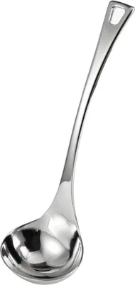 Immagine prodotto di Cucchiaio da salsa in acciaio inossidabile da 22 cm, 18/10, per la cucina, lavabile in lavastoviglie
