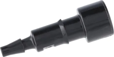 Productafbeelding van HARTING pneumatische connector met afsluitventiel, contactdoos (F), slangdiameter 3,0 mm, zwart, 1 stuk