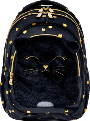 Produktbild von Schulrucksack Fluffy Kitty Schwarz AstraBag Astra