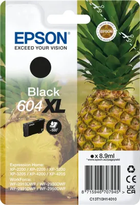 Zdjęcie produktu dla Epson 604XL, Wysoka (XL) wydajność, Czarny, 8,9 ml, 1 szt., Jednopak