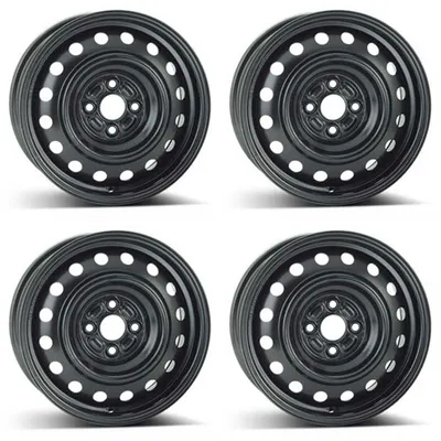 Image de 4 jantes en acier Alcar, 6.0Jx15 pouces, déport 45, 4x100, pour Toyota Cordoba Corolla (lot de 4)