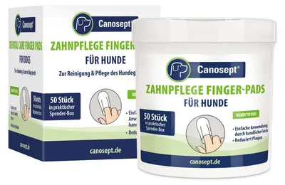 Immagine prodotto di Canosept Zahnpflege Pads für Hunde 50 Stück