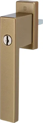 Produktbild von Fenstergriff Fensterolive Rasterolive Abschliessbar Einbruchschutz mit Schlüssel Gold