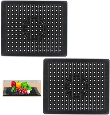 Obrázek produktu pro Ochranná podložka pod dřez 31 x 26 cm, silikonová odkapávací podložka pod dřez