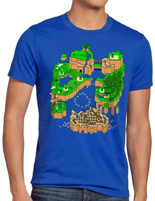 Produktbild von BaumwolleCloud Kart Mario Herren T-Shirt Videospiel Konsole SNES n64