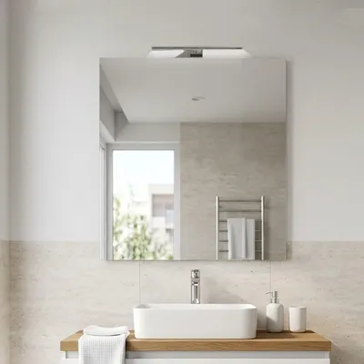 Immagine prodotto di Specchio semplice 100x110 con lampada LED per bagno