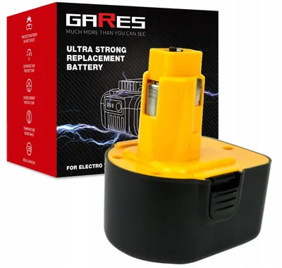 Zdjęcie produktu dla GARES Akumulator Bateria do Black&Decker PS130 A925 | 12 V  | Seria Wzmocniona High-Performance | Wysoka Moc