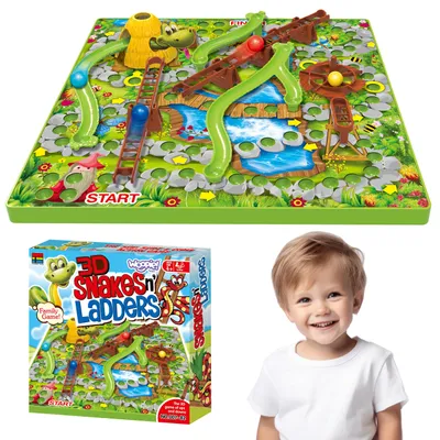 Produktbild von Woopie Ladders And Snakes Brettspiel 5+