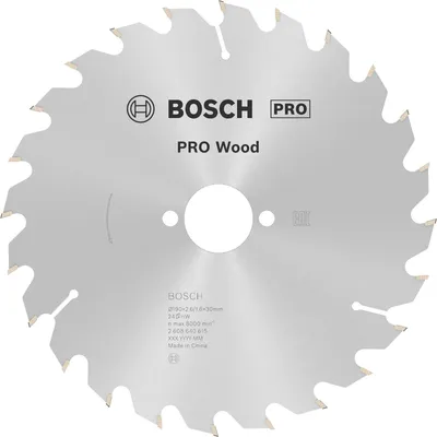 Produktbild von PRO Wood Kreissägeblatt, 190 x 2,6 x 30 mm, Z24