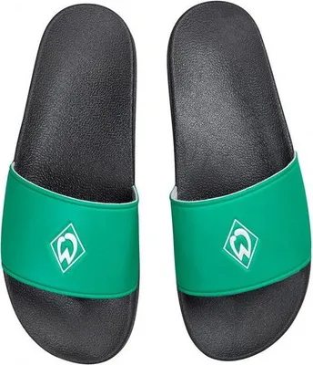 Immagine prodotto di SV Werder Bremen pantofole da bagno rombo calcio nero/verde-43