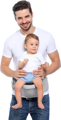 Produktbild von Famanu Baby Hüfttrage Leichte Taillekrücke 4 x Tragepositionen Für Kinder Von 0-36 Monaten - Neugeborenen Unterstützung