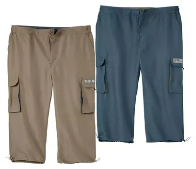 Produktbild von Atlas For Men - Cargo-Hose 2er-Pack für Herren AF4077 (3XL) (Blau/Blaugrün)