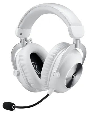 Zdjęcie produktu dla Logitech G PRO X 2 LIGHTSPEED Headset, Bezprzewodowy, Gaming, 20 - 20000 Hz, 345 g, Zestaw słuchawkowy, Biały