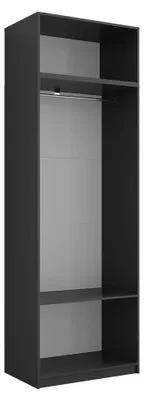 Produktbild von Kleiderschrank Vicco Elmo Anthrazit 80 x 40 cm 2er Set, Model 61343