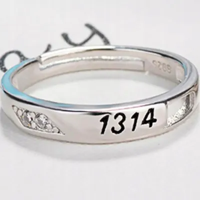 Zdjęcie produktu dla Elegancki Srebrny Regulowany Pierścionek 1314 Zawsze Cyrkonie Nowoczesny