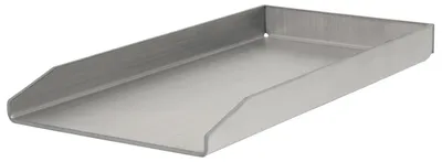 Productafbeelding van Roestvrijstalen grillplaat, 26 x 44,5 cm, massief en universeel