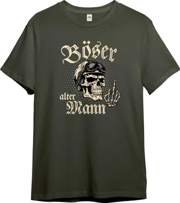 Produktbild von PAULGOS Herren T-Shirt "Böser alter Mann"