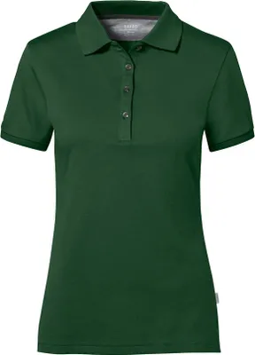 Produktbild von HAKRO Poloshirt Baumwolle-Tec Damen #214 Gr. L tanne